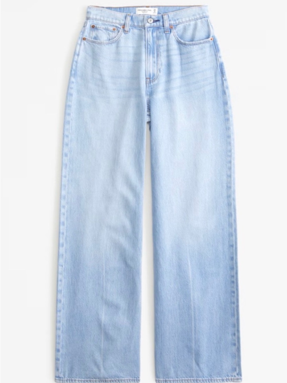 Abercrombie and Fitch Women's
Curve Love High Rise Wide Leg Jeans